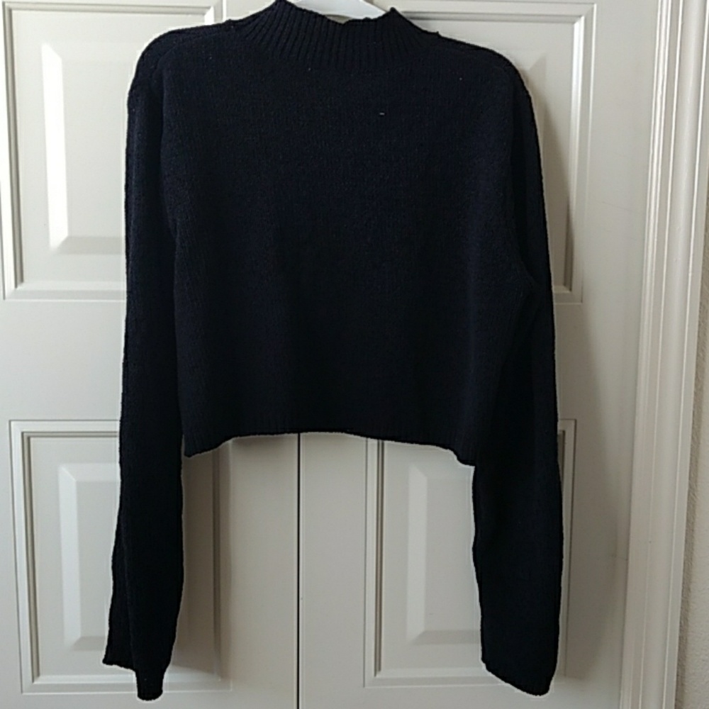Wild Fable Mock Neck Crop Sweater